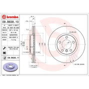 Brembo | Bremsscheibe | 09.B638.11