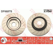 TRW | Bremsscheibe | DF6687S