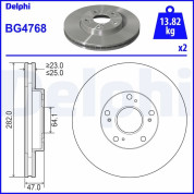 Delphi | Bremsscheibe | BG4768