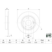 BOSCH | Bremsscheibe | 0 986 479 G17