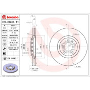 Brembo | Bremsscheibe | 09.8690.11