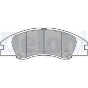 Delphi | Bremsbelagsatz, Scheibenbremse | LP1932
