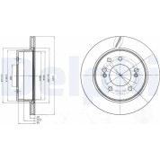 Delphi | Bremsscheibe | BG4273