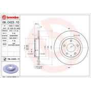 Brembo | Bremsscheibe | 08.C423.11