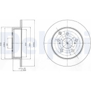 Delphi | Bremsscheibe | BG4303