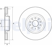 Delphi | Bremsscheibe | BG9952