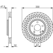 BOSCH | Bremsscheibe | 0 986 479 334