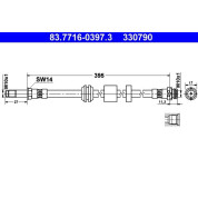 ATE | Bremsschlauch | 83.7716-0397.3