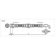 Metzger | Bremsschlauch | 4114780