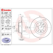 Brembo | Bremsscheibe | 08.9367.11