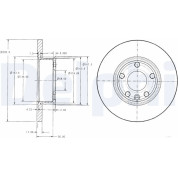 Delphi | Bremsscheibe | BG2898