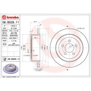 Brembo | Bremsscheibe | 08.B529.11