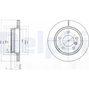 Delphi | Bremsscheibe | BG3041C