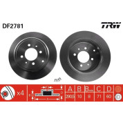 TRW | Bremsscheibe | DF2781