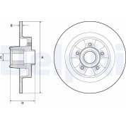 Delphi | Bremsscheibe | BG9133RS