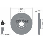 Textar | Bremsscheibe | 92283403