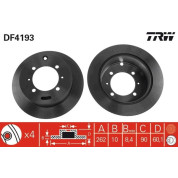 TRW | Bremsscheibe | DF4193