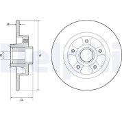 Delphi | Bremsscheibe | BG9132RS