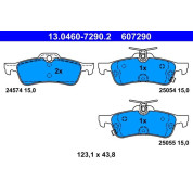 ATE | Bremsbelagsatz, Scheibenbremse | 13.0460-7290.2