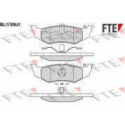 FTE | Bremsbelagsatz, Scheibenbremse | 9010360