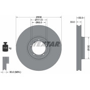 Textar | Bremsscheibe | 92273003