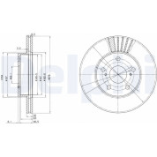 Delphi | Bremsscheibe | BG3171