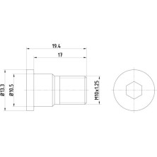 Textar | Schraube, Bremsscheibe | TPM0007