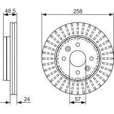 BOSCH | Bremsscheibe | 0 986 479 676