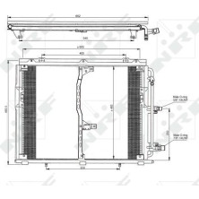 NRF | Kondensator, Klimaanlage | 35229