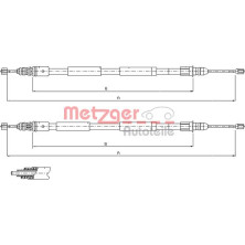 Metzger | Seilzug, Feststellbremse | 11.6771