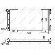 NRF | Kühler, Motorkühlung | 53229