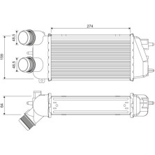 Valeo | Ladeluftkühler | 818371