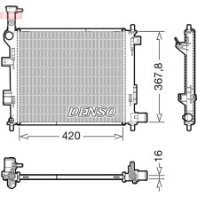 Denso | Kühler, Motorkühlung | DRM43005