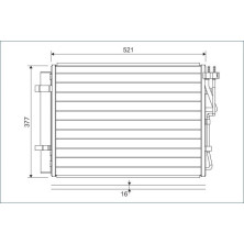 Valeo | Kondensator, Klimaanlage | 822624