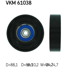 SKF | Umlenk-/Führungsrolle, Keilrippenriemen | VKM 61038