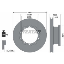 Textar | Bremsscheibe | 93087000