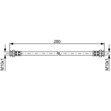 BOSCH | Bremsschlauch | 1 987 476 985