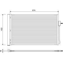 Valeo | Kondensator, Klimaanlage | 822662