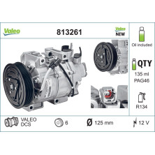 Valeo | Kompressor, Klimaanlage | 813261