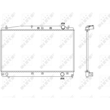 NRF | Kühler, Motorkühlung | 53466