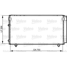 Valeo | Kondensator, Klimaanlage | 814207