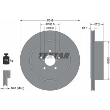 Textar | Bremsscheibe | 92173703