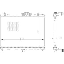 NRF | Kühler, Motorkühlung | 550027