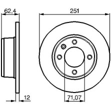 BOSCH | Bremsscheibe | 0 986 478 879