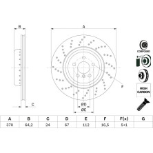 BOSCH | Bremsscheibe | 0 986 479 G12