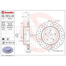 Brembo | Bremsscheibe | 09.7813.2X