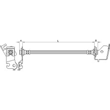 Metzger | Bremsschlauch | 4110583