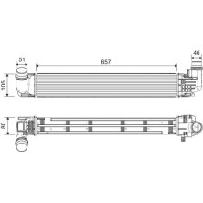 Valeo | Ladeluftkühler | 818228