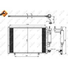 NRF | Kondensator, Klimaanlage | mit Trockner | 350205