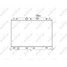 NRF | Kühler, Motorkühlung | 53491